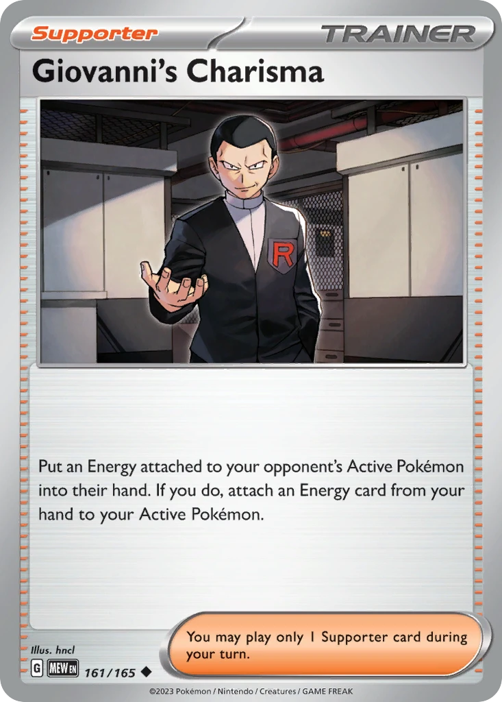 Giovanni's Charisma